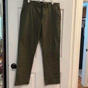 Mens J Crew Straight Leg Flex Pants Size 33/30